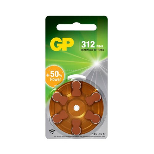 Gp baterije za slušni aparat ( GP-A312/6BP ) Slike