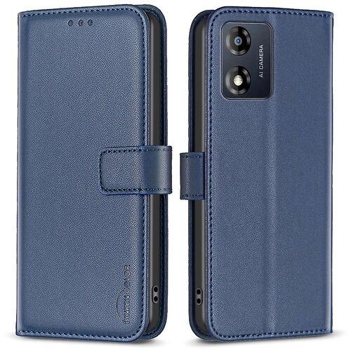 INORCO BINFEN COLOR BF17 za Motorola Moto E13 4G torbica za telefon s preklopno denarnico, PU usnjeno stojalo, magnetni pokrov, (22035762) Slike