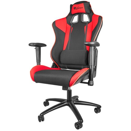 Natec GENESIS SX77 PC gaming chair Padded seat Black, Red Slike