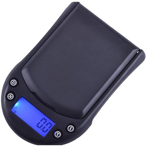  Digitalna LCD žepna tehtnica za nakit 500-0.1g osvetljena črna Slike