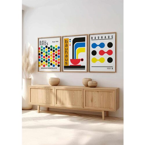 WALLXPERT Huhu526 - Višenamenska dekorativna slika u okviru (3 komada) 20 x 30 cm Cene