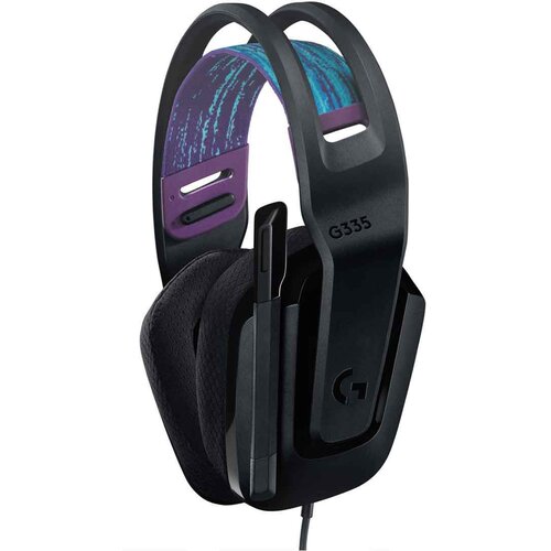 Logitech G335 gaming slušalice sa mikrofonom crne Slike