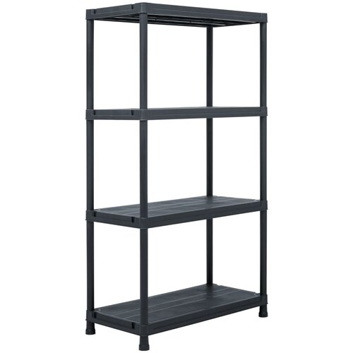 vidaXL Stalak za pohranu crni 100 kg 60 x 30 x 138 cm plastični Cijene
