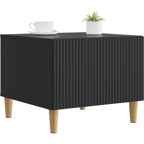  Kava Stol s ladicama Crna 49 x 50 x 40 cm Konstruirano drvo Slike