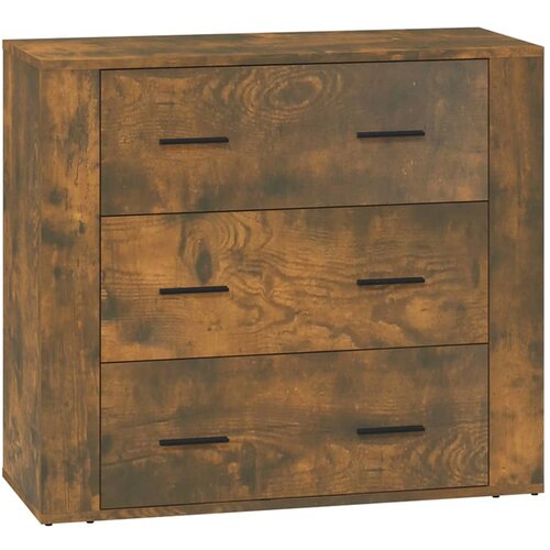 Maison Chic Komoda - Predalnik dimljeni hrast 80x33x70 cm inženirski les, (21718417) Slike