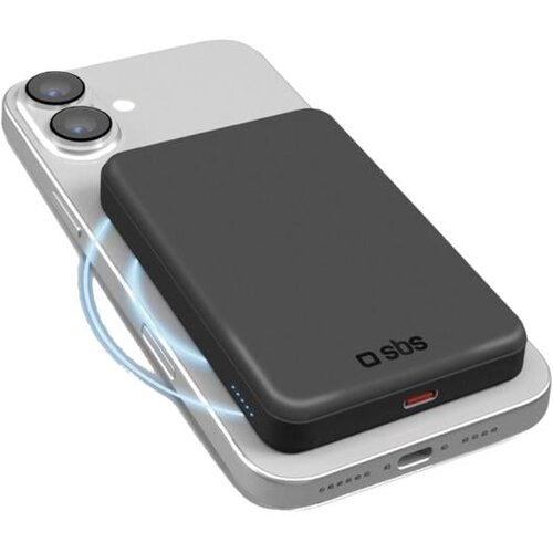 Sbs Prenosna baterija 5000 mAh MagSafe Qi2 TEBB5000QI2 črne barve, (5000265647) Cene