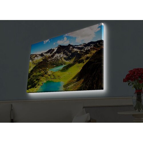 Wallity Zidna slika sa LED osvetljenjem 4570HDACT-079, 45x70 cm Cijene