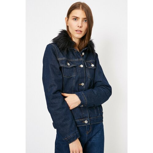 Koton Women&amp;#039;s Blue Jean Jacket Slike