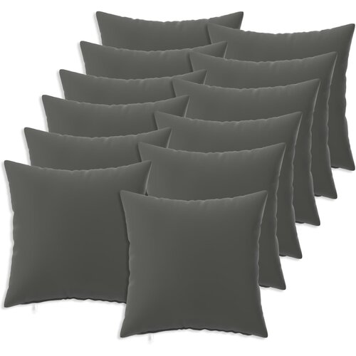  Presvlaka za jastuk 12 pcs HEERLEN Antracit 40 x 40 cm Cene