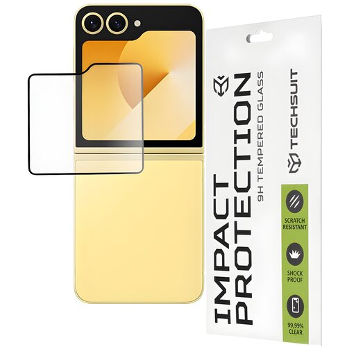 Techsuit za&scaron;titno staklo 9H za Samsung Galaxy Z Flip 6 - Crna Cijene