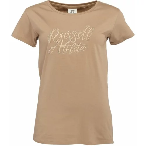 Russell Athletic TEE SHIRT W Ženska majica kratkih rukava, bež, veličina