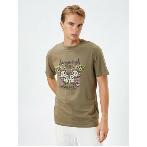Koton Motto Printed T-Shirt Crew Neck Short Sleeve Cotton Slike