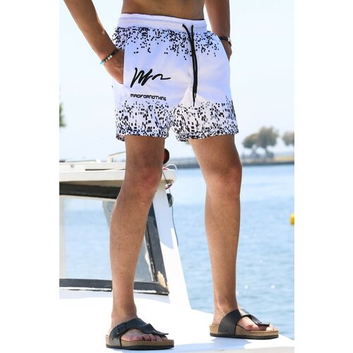 Madmext Swim Shorts - Black - Graphic Cene