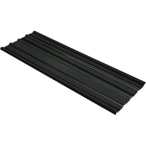Krovni panel 12 pcs Antracit 129 x 45 cm Pocinčani čelik Cijene