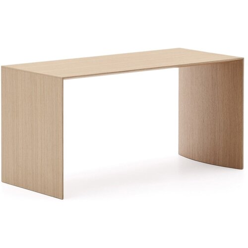 Kave Home Stolić za kavu u dekoru hrasta u svijetloj prirodnoj boji 45x90 cm Litto &amp;ndash; Slike