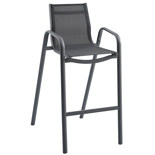 SUNFUN Gastro Vrtni barski stolac (&Scaron; x D x V: 53,5 x 74 x 110 cm, Čelik, tekstil, Antracit) Cijene