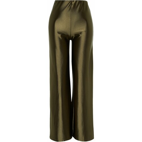 Trendyol Pants - Khaki - Wide leg Cene