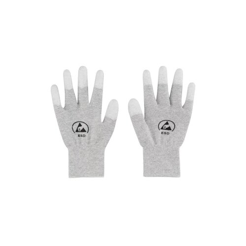 TRU COMPONENTS TC-12539840 ESD rukavice svijetlosiva Veličina haljine: S 2 St. Slike