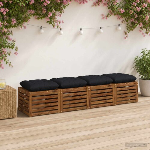  Jastučići za sjedenje VIANEN 4 kom. 100% poliester Slike
