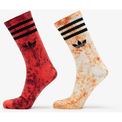 Adidas Tie Dye Socks 2-Pack White/ Orange/ Bright Red