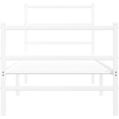  okvir kreveta s uzglavljem i podnožjem bijeli 80x200 cm Slike