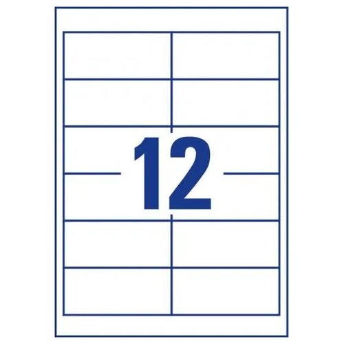 Avery Zweckform Univerzalne etikete 97 x 42,3 mm - 25/1 Slike