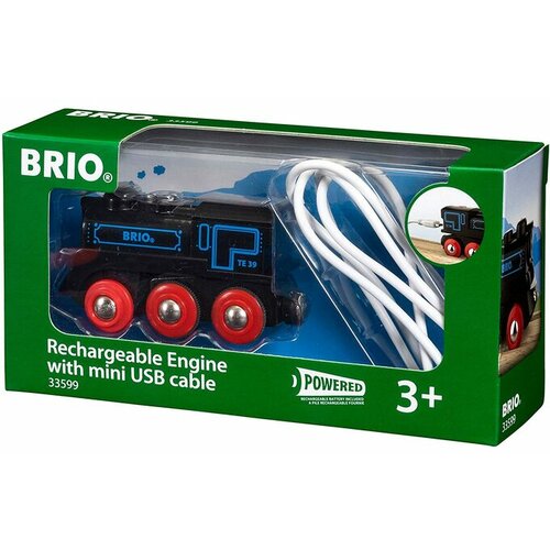 Brio Punjiva lokomotiva sa mini USB kablom BR33599 Slike