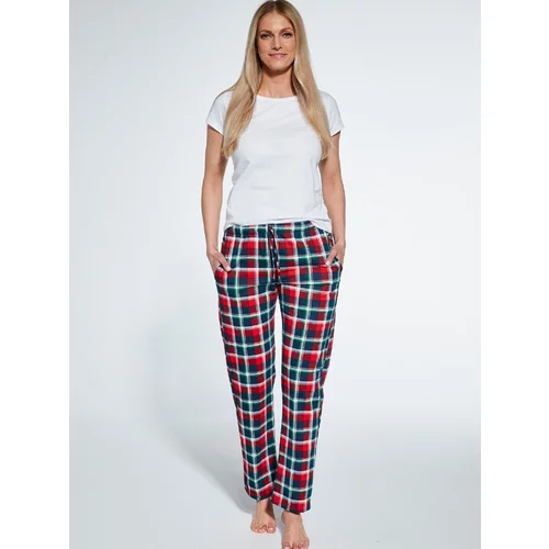 Cornette Women's pyjama pants 690/38 S-2XL red-check