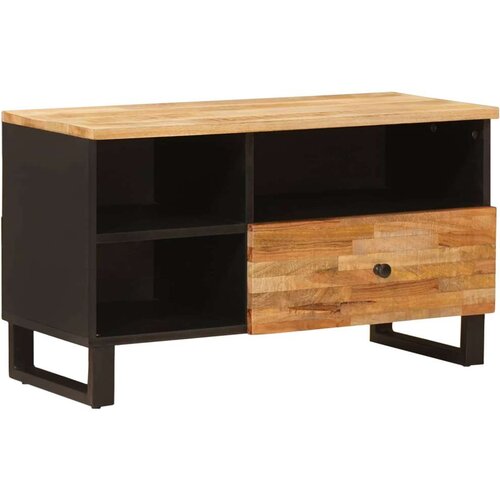 TV ormar s ladicama Smeđa 80 x 33 5 x 46 cm Čvrsto drvo manga Cijene