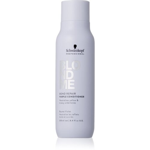Schwarzkopf Professional Blondme Bond Repair Purple Conditioner vijoličen balzam za blond lase 250 ml Cene