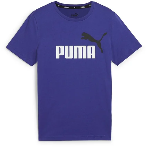 Puma Majice s kratkimi rokavi ESS+ 2 COL LOGO TEE Vijolična