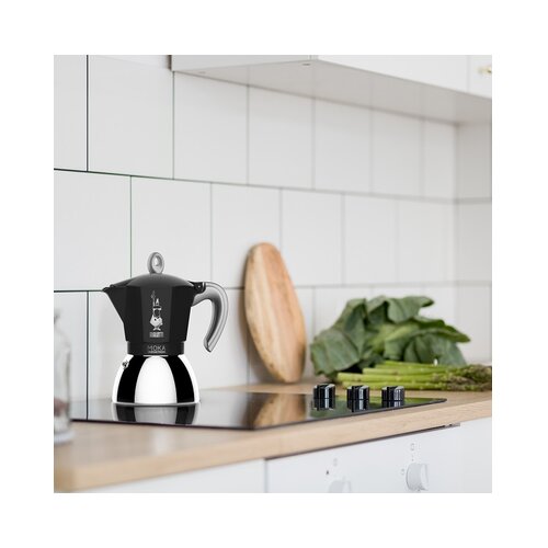 Bialetti moka induktion črna - za 4 skodelice Cene