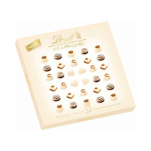 Lindt mini Pralinés white Cene