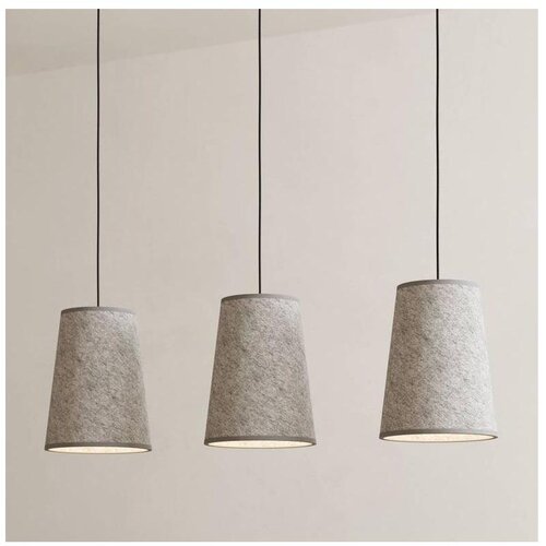 Eglo 43985 - luster na sajli alsager 3xE27/40W/230V siva Slike