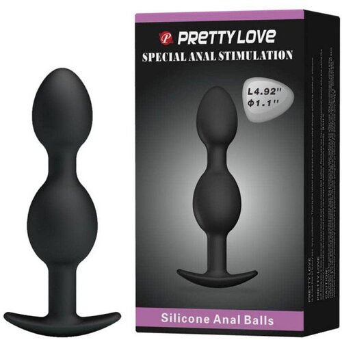 Pretty Love 2019 Silicone Anal Balls 4.92 Inch Black Cijene