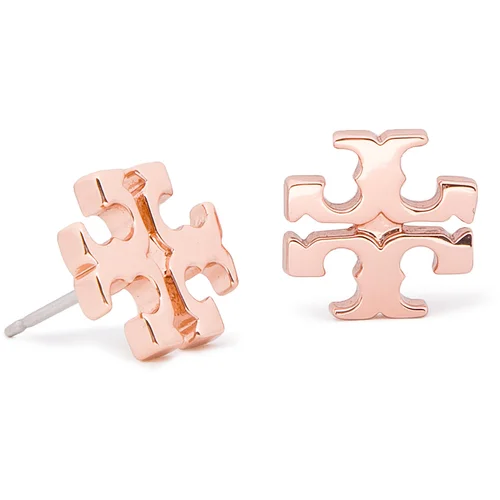 Tory Burch Uhani Logo Stud Earring 11165504 Rose Gold 652