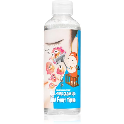 Elizavecca Milky Piggy Hell-Pore Clean Up AHA Fruit Toner toner za sužavanje proširenih pora s piling učinkom 200 ml