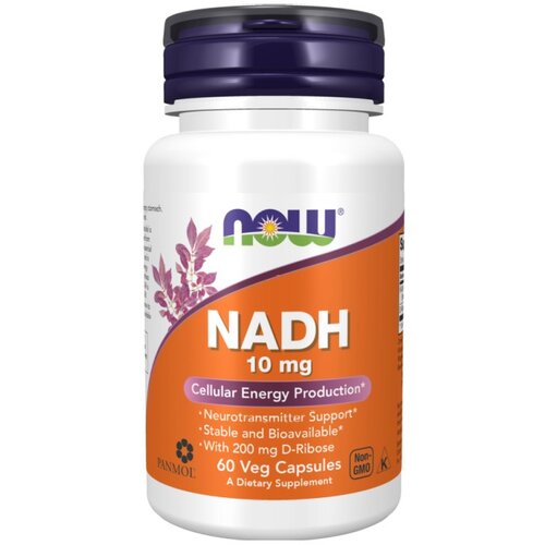Now Foods NADH - vitamin B3 NOW, 10 mg (60 kapsul) Slike