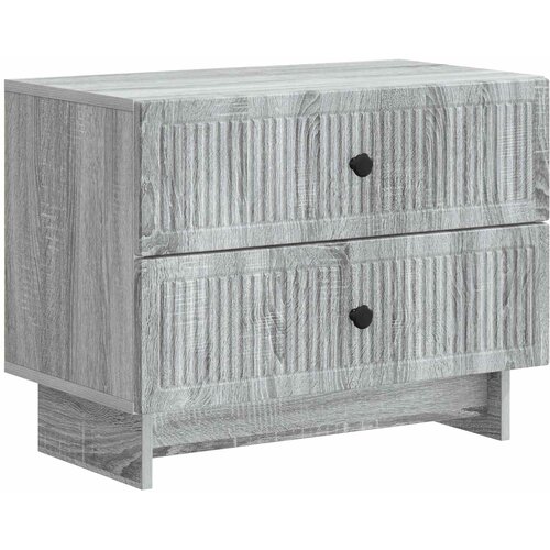  Noćni ormar Siva sonoma 62 x 34,5 x 47,5 cm Konstruirano drvo Cijene