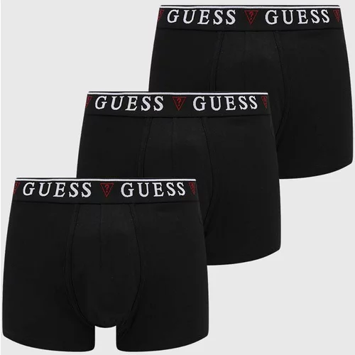 Guess Boksarice 3-pack moški, črna barva