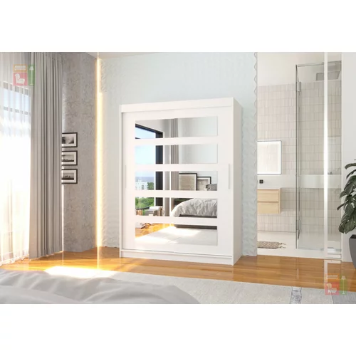 ADRK Furniture Garderobna omara z drsnimi vrati Murani 150x200x58 cm