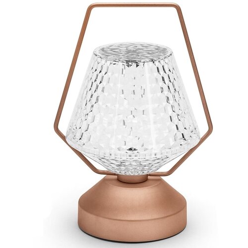  Aigostar- LED RGB prigu&amp;scaron;iva punjiva stona lampa LED/1W/5V 1800mAh 20 cm + daljinski upravljač Slike