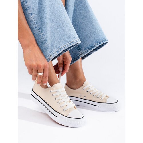 SHELOVET Women's beige sneakers Cijene