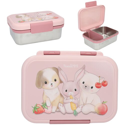 Princess Mimi Kutija za ručak od nerđajućeg čelika, 4/1, Roze Slike