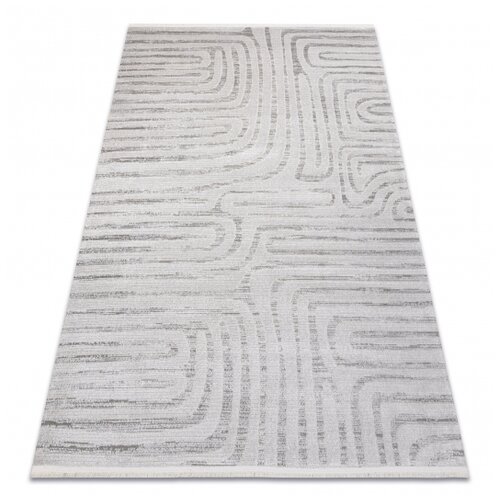 RugsX Preproga FROJE 1774 Linije – skandinavski slog, teksturirana, moderna siva barva 140x190 cm, (5000315958) Cene