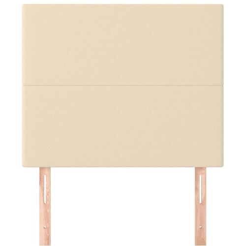  Uzglavlje krem boje 80x5x118/128 cm tkanina Slike