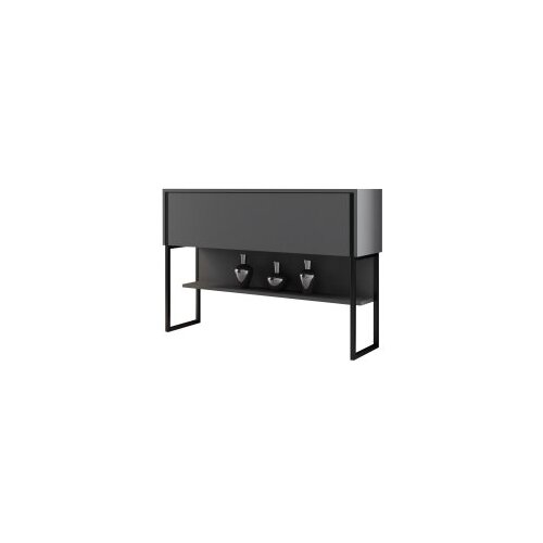 Hanah home komoda luxe black anthracite Slike