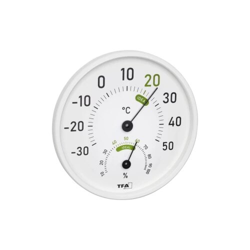 Tfa Dostmann Analogni termometer z vlagomerom 45.2045.02, 13,1 cm, (5000072266) Cene
