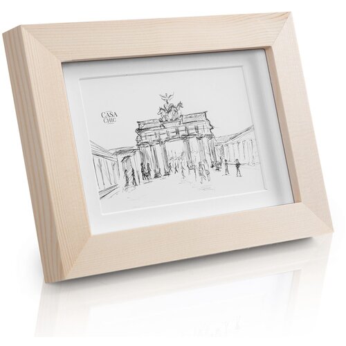 Casa Chic Edinburgh, okvir za slike, pravokoten, za fotografije 10 x 15 cm, mat, pravi les Cene