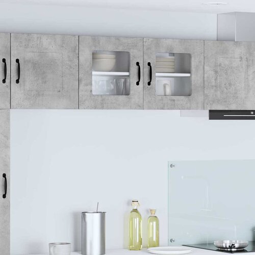 vidaXL Zidni kuhinjski ormarić s policom Betonski sivi 80 x 31 x 40 cm Cijene